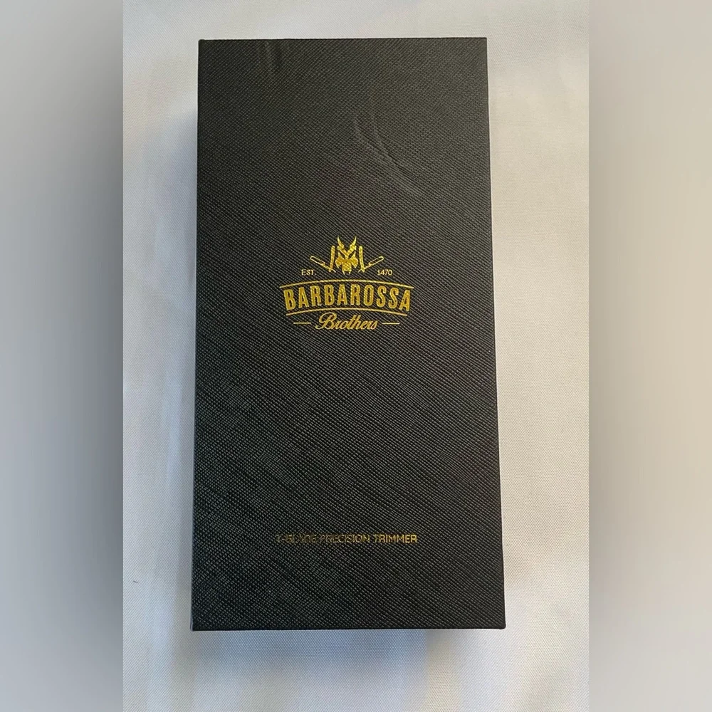 NWT Barbarossa Brothers Skeleton Hair & Beard Trimmer - Knurled Gold